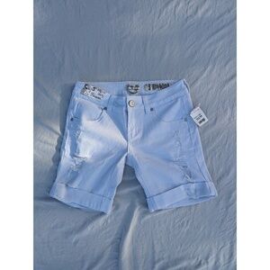 Indigo Rein Baby Blue Jean Shorts - BNWT